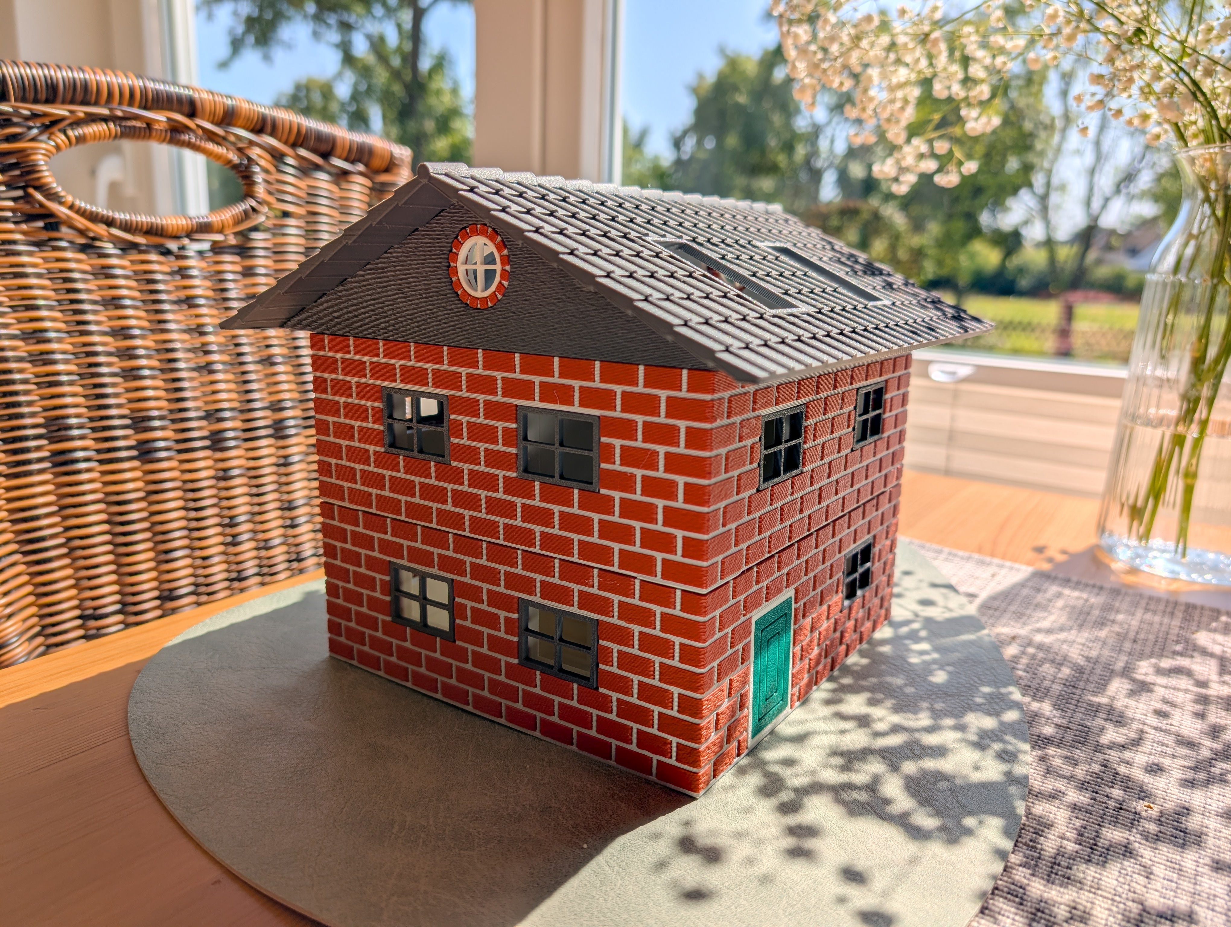 3D-gedrucktes Miniaturhaus
